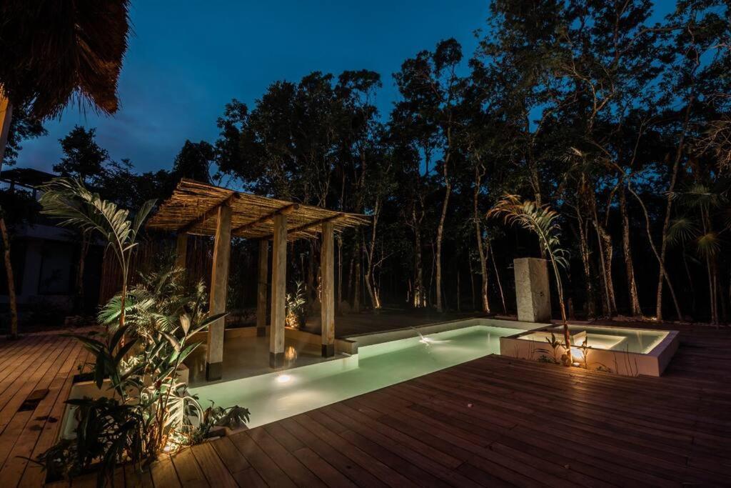 Villa Xuncari In The Heart Of The Jungle Tulum Ngoại thất bức ảnh